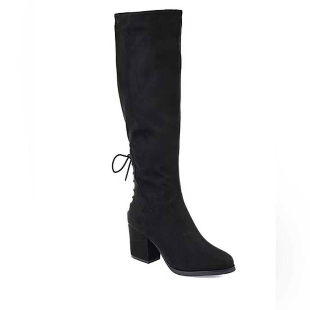 JOURNEE Collection Leeds Black Knee High Boots Size 9